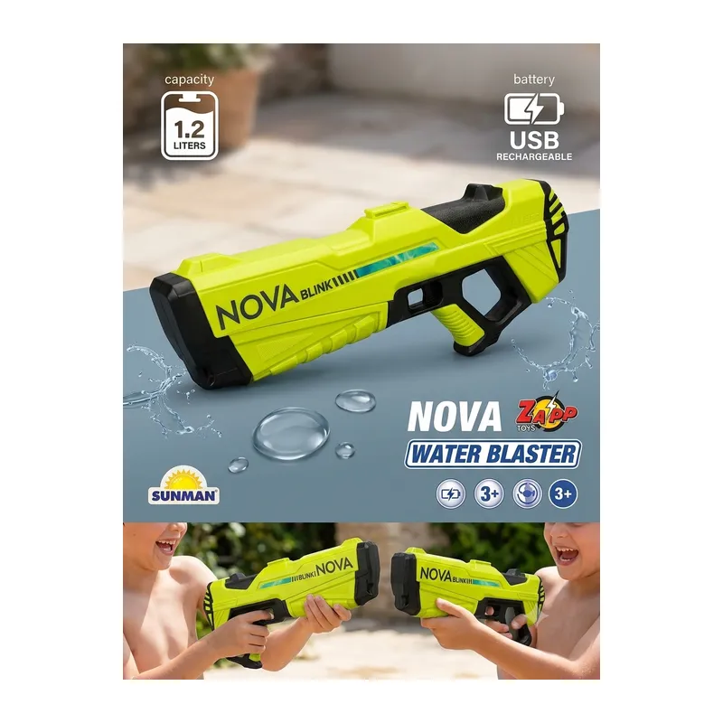 Şarjlı Su Tabancası Nova Blınks 3 7V USB 300ML