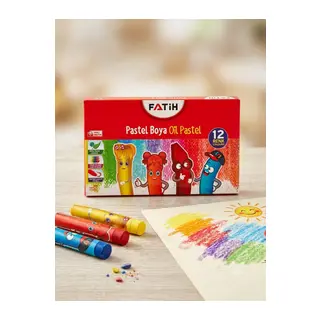 Pastel Boya 12 Renk Kaliteli