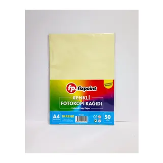 Fotokopi Kağıdı Renkli 50 Adet