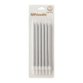Top Candle Pasta Mumu 6 Adet – Doğum Günü ve Parti Kutlama Seti NO:5
