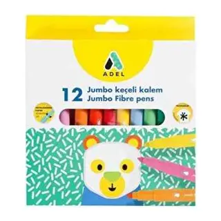 Keçeli Kalem Jumbo 12 li