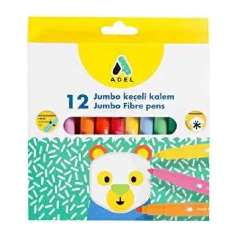 Keçeli Kalem Jumbo 12 li