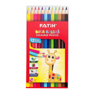 Kuru Boya 12 li Tam Boya Karton Kutu