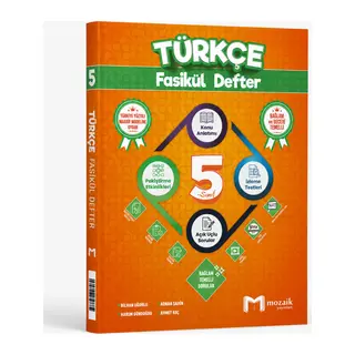 MOZAİK 5.SINIF FASİKÜL DEFTER TÜRKÇE - 2026-27