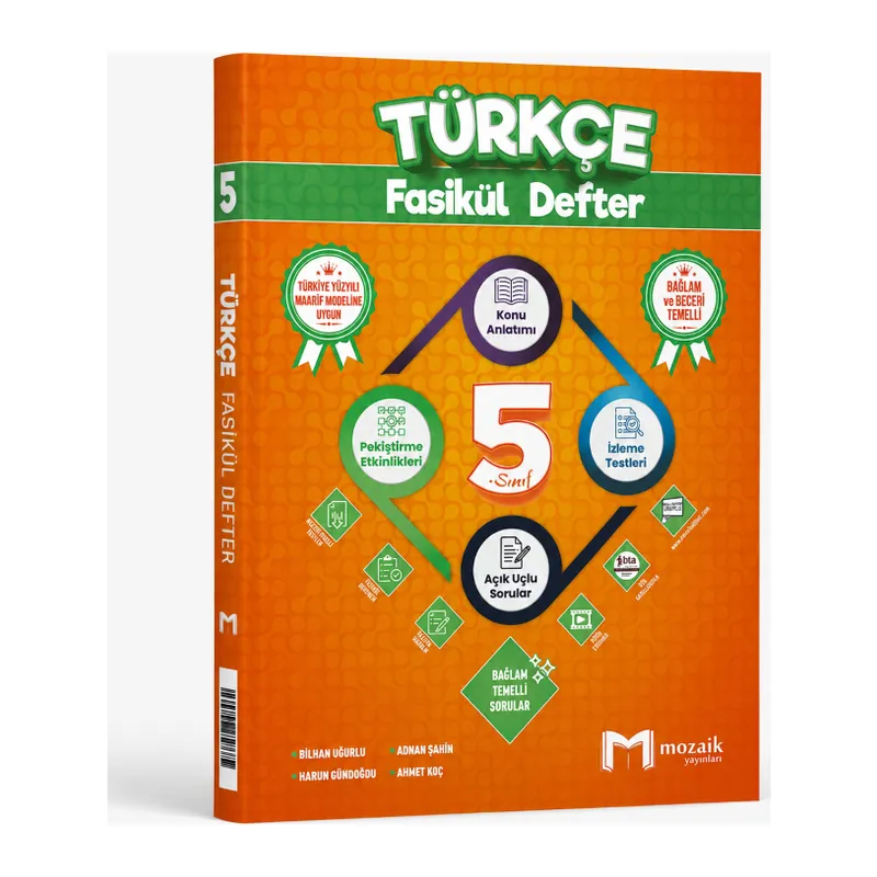 MOZAİK 5.SINIF FASİKÜL DEFTER TÜRKÇE - 2026-27