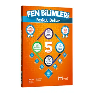 MOZAİK 5.SINIF FASİKÜL DEFTER FEN BİLM - 2026-27