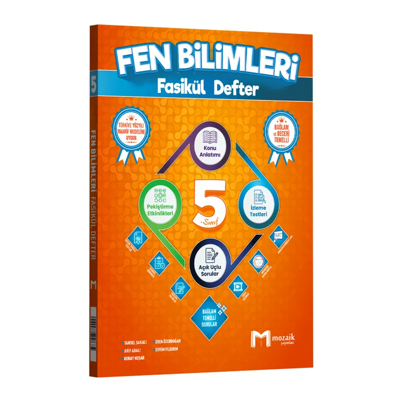 MOZAİK 5.SINIF FASİKÜL DEFTER FEN BİLM - 2026-27
