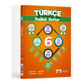 MOZAİK 6.SINIF FASİKÜL DEFTER TÜRKÇE - 2026-27
