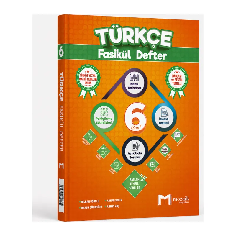 MOZAİK 6.SINIF FASİKÜL DEFTER TÜRKÇE - 2026-27