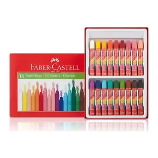 Pastel Boya 18 li Renk Büyük Boy
