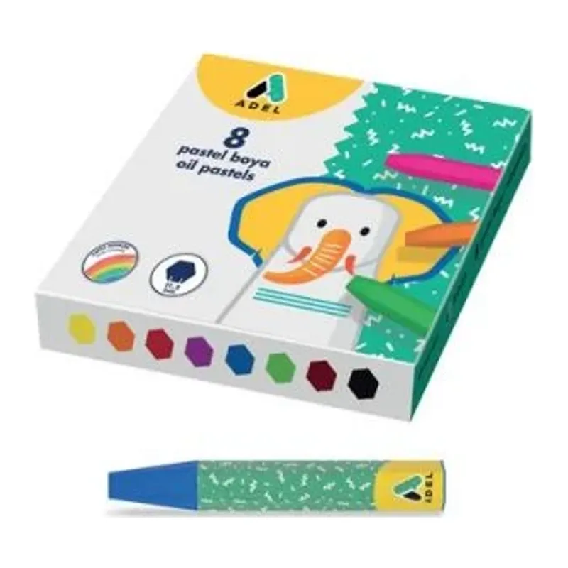 Pastel boya 8 li