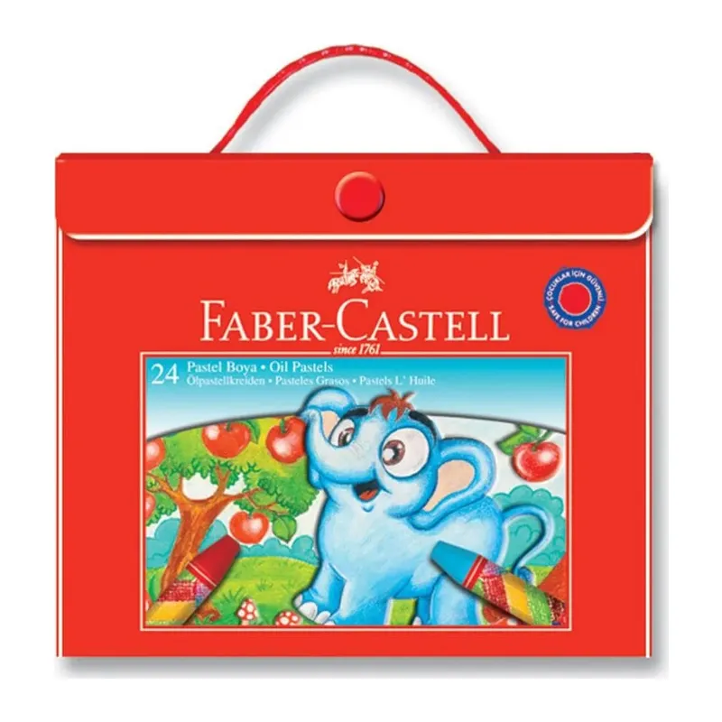 Pastel Boya Çantalı 24 lü