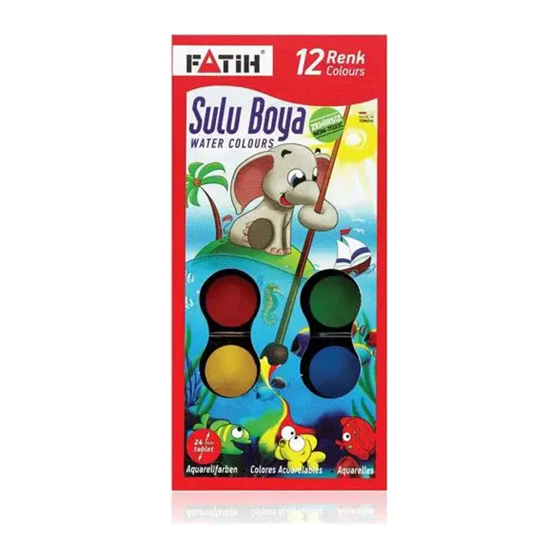 Sulu Boya 12 Renk