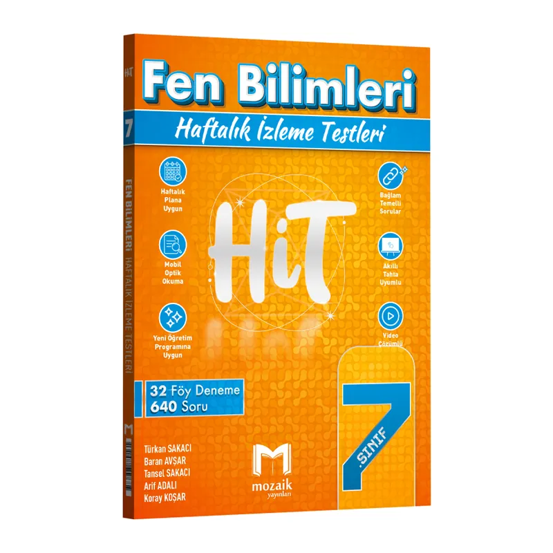 MOZAİK 7.SINIF HİT 32 LI DENEME FEN BİLİML - 26-27