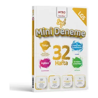 İNTRO 8.SINIF MİNİ DENEME 32 HAFTA SÖZEL - 26-27
