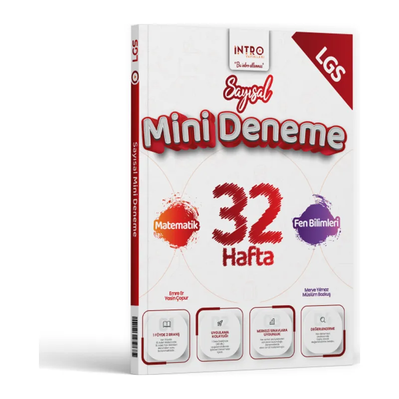 İNTRO 8.SINIF MİNİ DENEME 32 HAFTA SAYISAL - 26-27