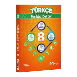 MOZAİK 8.SINIF FASİKÜL DEFTER TÜRKÇE - 2026-27