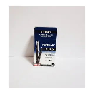 Tükenmez Kalem Pensan 2270 1mm Siyah 50`li