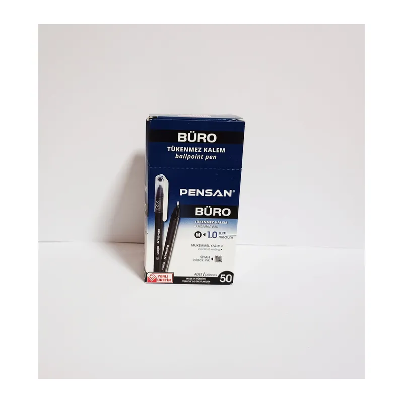 Tükenmez Kalem Pensan 2270 1mm Siyah 50`li