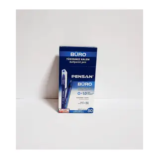 Tükenmez Kalem Pensan 2270 1mm Mavi 50`li