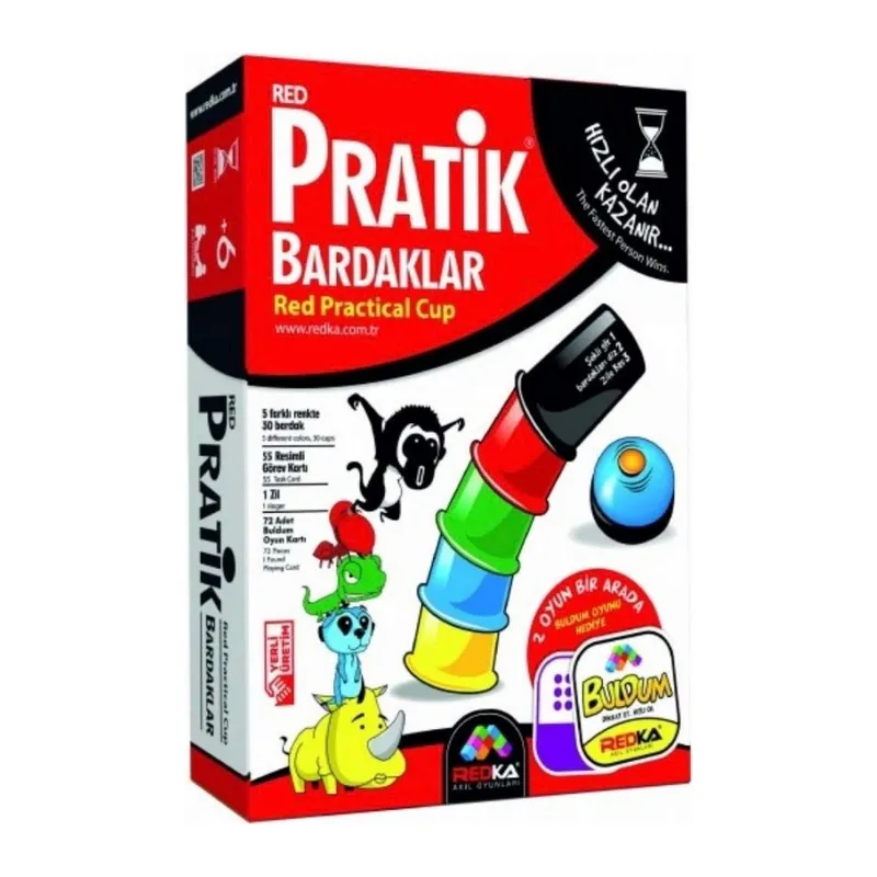 Kutulu Pratik Bardaklar Oyun