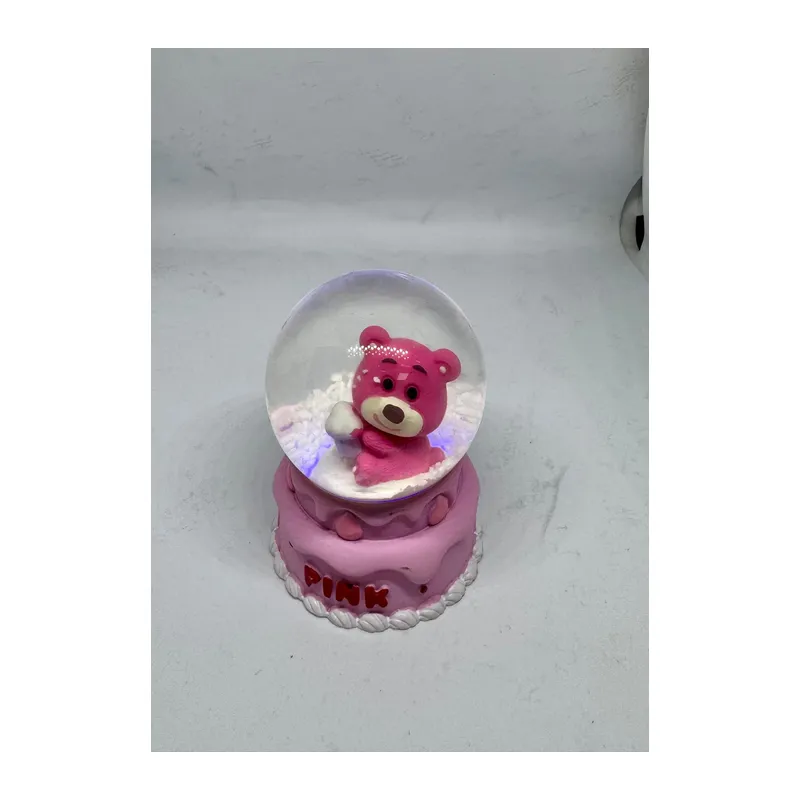 Işıklı Mini Küre 6 Cm Ayıcık