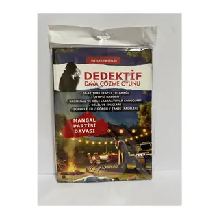 Dedektif Dava Çözme Oyunu Mangal Partisi Davası