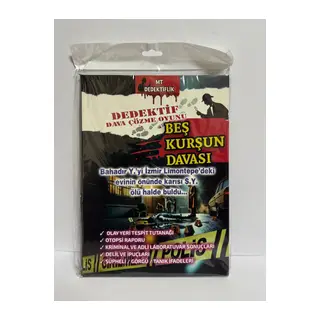 Dedektif Dava Çözme Oyunu Beş Kurşun Davası