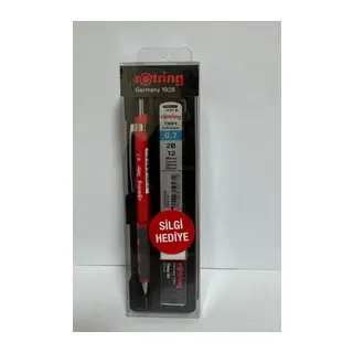 Versatil Kırmızı Kalem 0.7+Min+Silgi Hediye