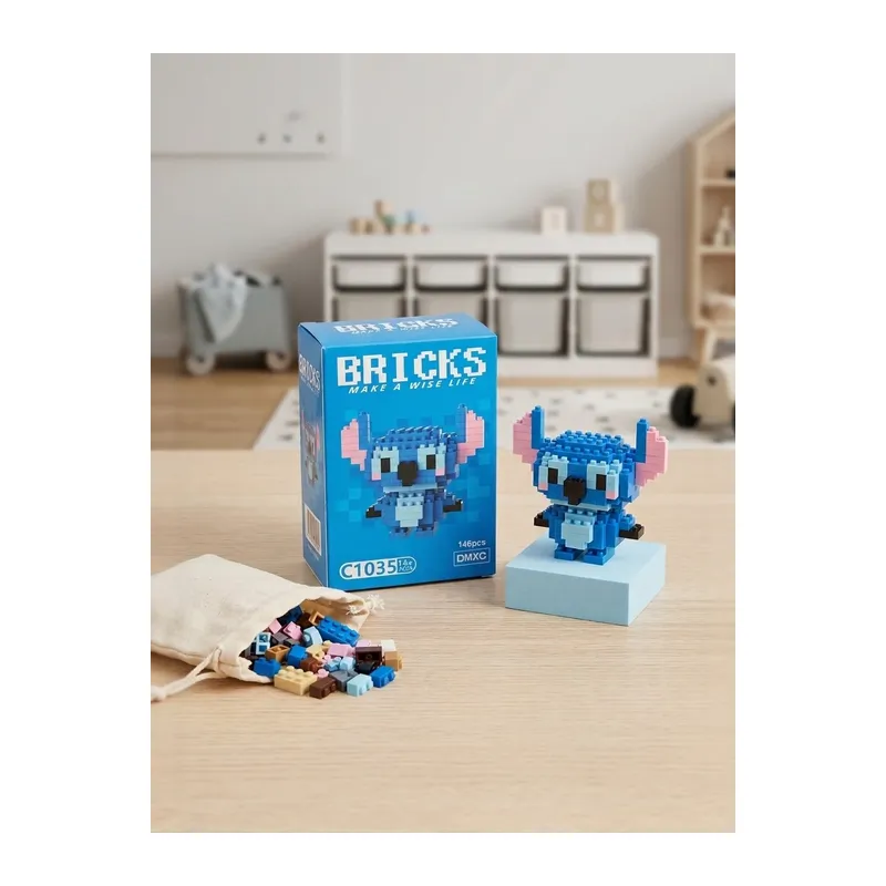 Mini Bricks Figür – Parçalı Yapı Oyuncağı – Dekoratif Koleksiyon Figürü C1035