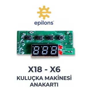 MX-18 MX-6 Ev Tipi Mini Kuluçka Makinesi Anakartı Dijital Göstergeli Termostat ve Kontrol Kartı Yedek Parça