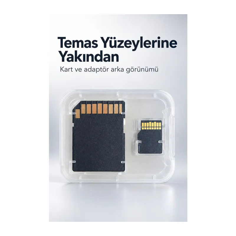 MicroSD Hafıza Kartı 16 GB Adaptörlü Set