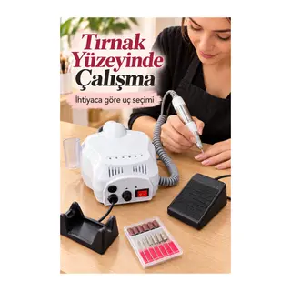 Elektrikli Tırnak Törpüsü El ve Ayak Kumandalı Set