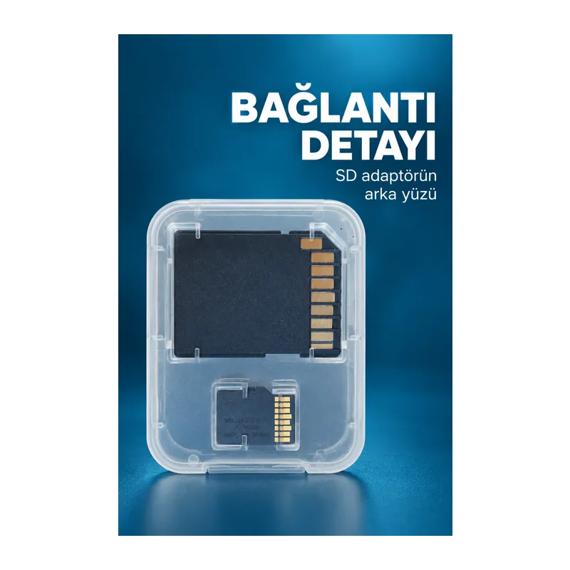 Micro SD Hafıza Kartı 256 GB Adaptörlü