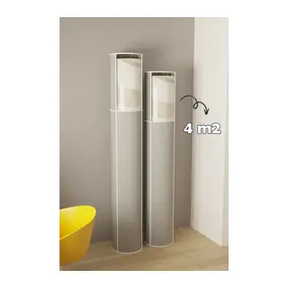 Hava Geçiren Özellikli Pvc Pencereli Halı Kılıfı Hurcu 00678 (4 M2)