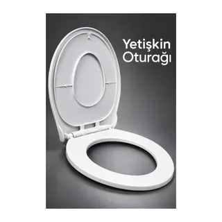 Çift Kullanımlı Çocuk ve Yetişkin Klozet Kapağı