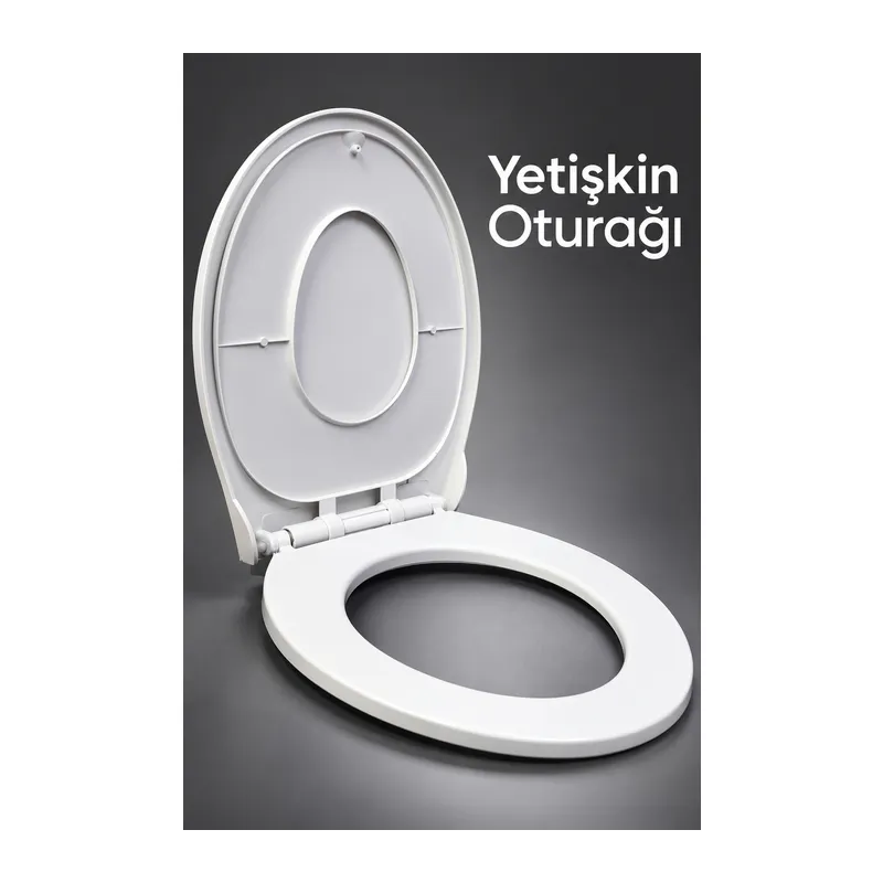 Çift Kullanımlı Çocuk ve Yetişkin Klozet Kapağı