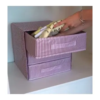 3 Bölmeli Çekmece, Çok Amaçlı Organizer - Çorap Çamaşır Organizer - Masa Üstü Düzenleyici