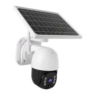 Solar Panelli Su Geçirmez Gece Görüş Destekli Kablosuz Bağlantılı Güvenlik Kamerası