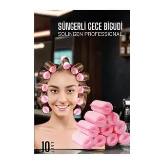 Süngerli Gece Bigudisi 8 Adet Solingen Professional