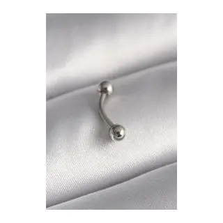 316L Çelik Gümüş Renk Topçuk Model Piercing