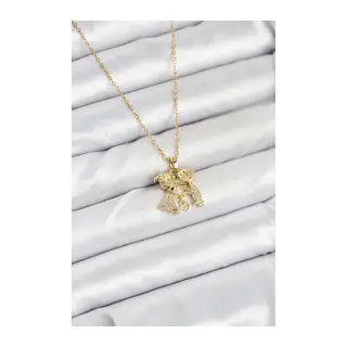 316L Çelik Zincir Gold Renk Erkek Kız Model Kadın Kolye