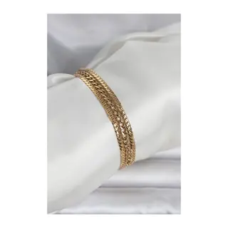 316L Çelik Gold Renk 3'lü Kadın Bileklik