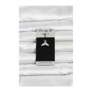 316L Cerrahi Çelik Dolphin Kuyruk Model Göbek Piercing