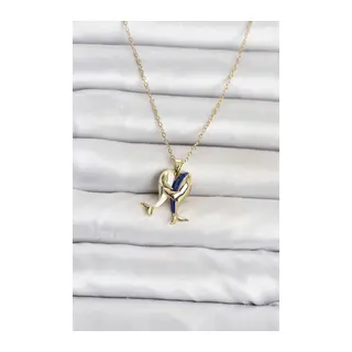 316L Çelik Zincir Gold Renk Dolphin Model Kadın Kolye