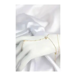 Gold Renk Yıldız Model Pirinç Kadın Şahmeran
