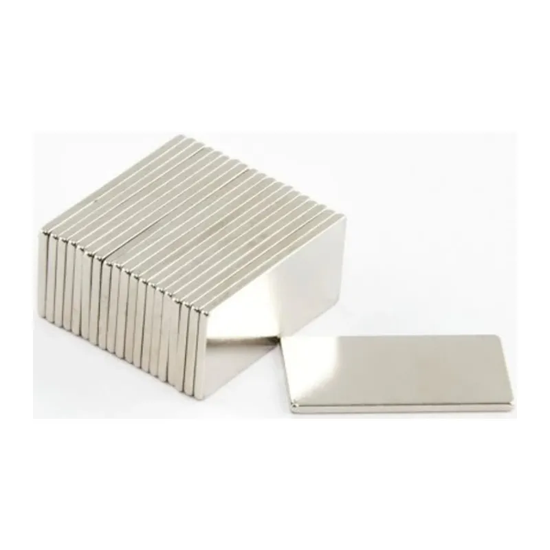 5 Adet 15x10x1.5 mm Köşeli Neodyum Mıknatıs N35 Magnet Dayanıklı Nikel Kaplama