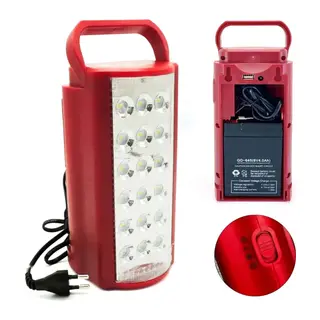 24 Büyük Ledli 80 Saat Yanan Powerbank Özellikli Akülü Led Işıldak