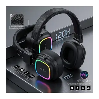 RGB Işıklı Kablosuz Bluetooth 6.0 Kulak Üstü Kulaklık