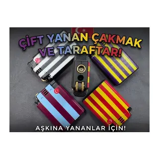 Çift Yanma Özellikli Taraftar Çakmağı